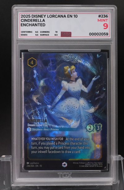 2025 DISNEY LORCANA EN 10  #236  CINDERELLA