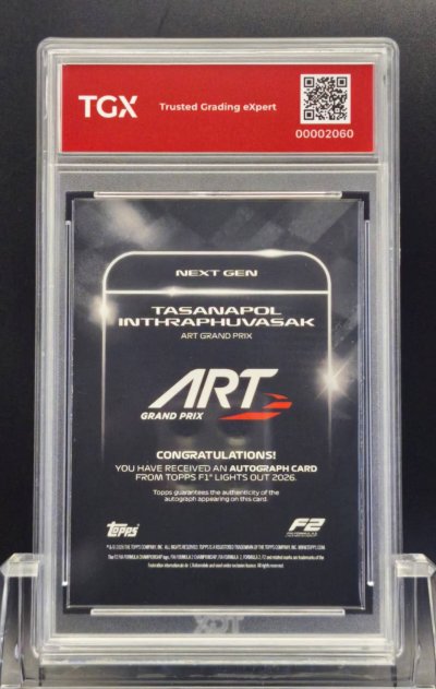2026 TOPPS F1 LIGHTS OUT  #01  T.INTHRAPHUVASAK