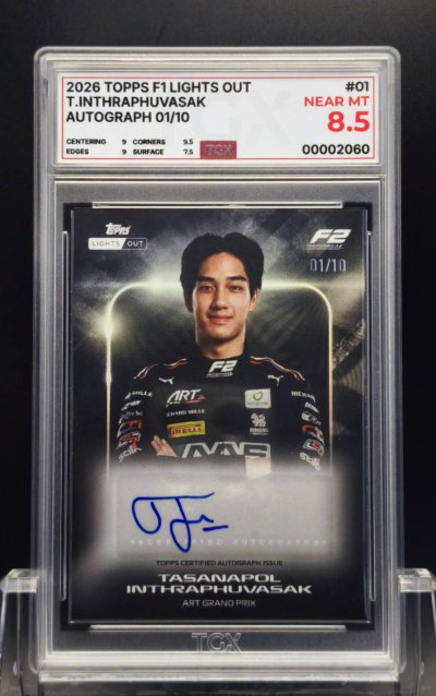 2026 TOPPS F1 LIGHTS OUT  #01  T.INTHRAPHUVASAK
