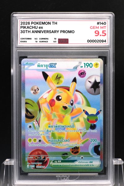 2026 POKEMON TH  #140  PIKACHU ex