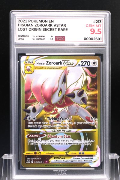 2022 POKEMON EN  #213  HISUIAN ZOROARK VSTAR