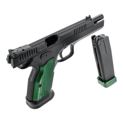 KJW TS2 ROCING GREEN GBB tampak samping kiri