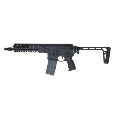 SALVO MCX Spear LT 10.5 Inch CSAW Black GBBR tampak sudut.