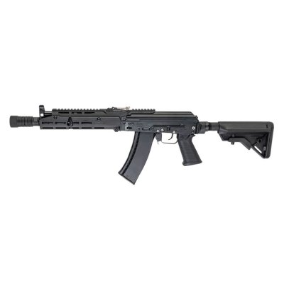 Detail popor retractable model B5 pada VFC AK105 Tactical GBBR.