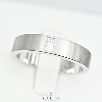Men Baguette Diamond Ring