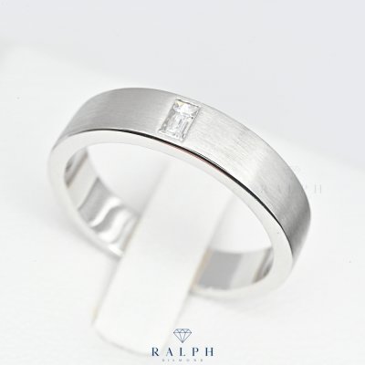 Men Baguette Diamond Ring
