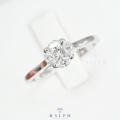 Illusion Solitaire Ring