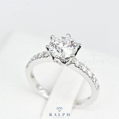 Solitaire Engagement Ring 1.00 Carat