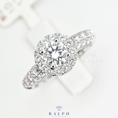 Halo Engagement Ring