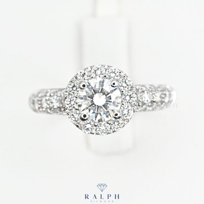 Halo Engagement Ring