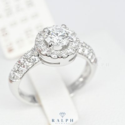 Halo Engagement Ring