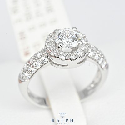 Halo Engagement Ring