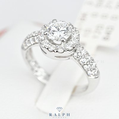 Halo Engagement Ring