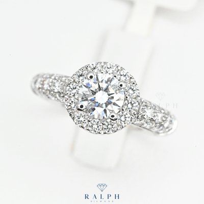 Halo Engagement Ring