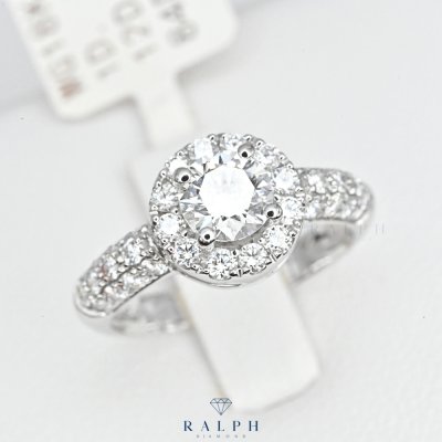 Halo Engagement Ring