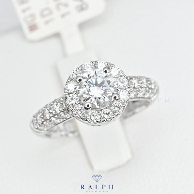 Halo Engagement Ring