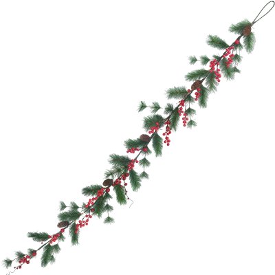 1.8m. Christmas Garland with Berries