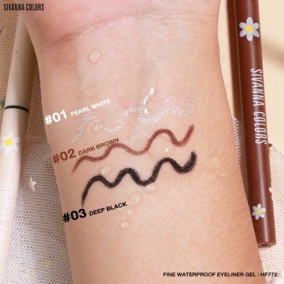 Sivanna Colors Fine Waterproof Eyeliner Gel