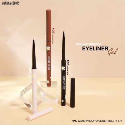 Sivanna Colors Fine Waterproof Eyeliner Gel