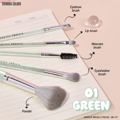 Sivanna Colors Makeup Brush 5 Pieces