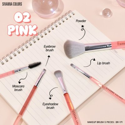 Sivanna Colors Makeup Brush 5 Pieces