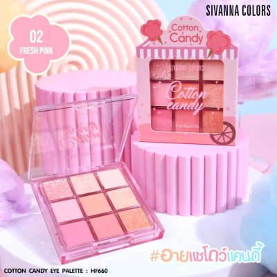 Sivanna Colors Cotton Candy Eye Palette