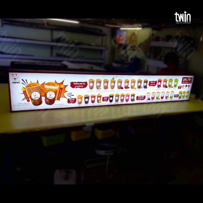 ป้ายไฟ Led Fabric Light box