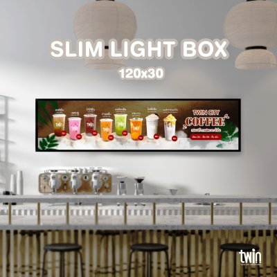ป้ายไฟ Led Slim Light box
