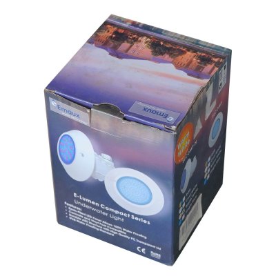 ไฟ ELCOMP‐N‐WW 10W/12V แสงWarm White สำหรับสระคอนกรีต เฉพาะโคม เกรด B (เก่าเก็บผิวหน้าเหลืองนิดหน่อย)