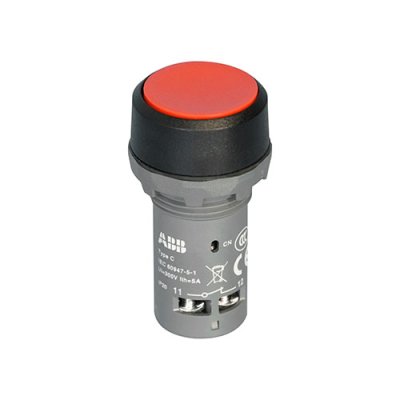 ABB-Pushbutton สีแดง