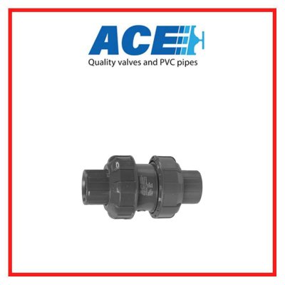 ACE  CHECK VALVE 1/2" D/UNION BALL CHECK VALVE