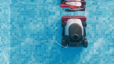 Genkinno ACE 300 PRO  – หุ่นยนต์ดูดตะกอนสระว่ายน้ำไร้สายอัจฉริยะ พลังดูดแรง แปรงหมุนเร็ว 200 รอบ/นาที