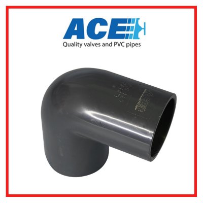 ข้องอ 90° 4" PVC ELBOW 90°-WS B ACE