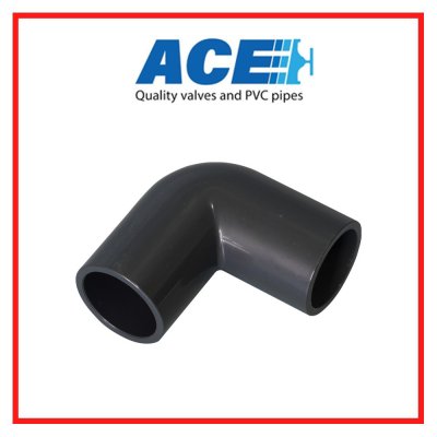 ข้องอ  90° 1" PVC ( ACE  ELBOW 90°-WS B )