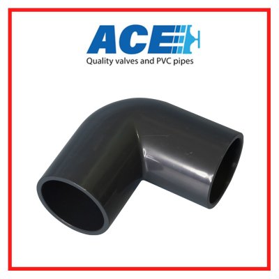 ข้องอ 90° 2" PVC ( ACE ELBOW 90°-WS B )