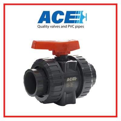ACE บอลวาล์ว ยูเนี่ยน 2.1/2" PVC TRUE UNION BALL VALVE