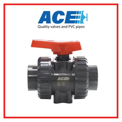 ACE บอลวาล์ว ยูเนี่ยน 2.1/2" PVC TRUE UNION BALL VALVE
