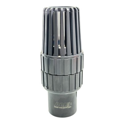 สปริงฟุตวาล์ว 2" ACE SPRING FOOT VALVE 2" (DN50) UPVC (Spring type)