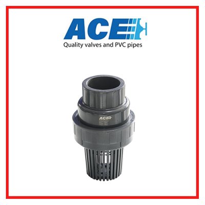 สวิงฟุตวาล์ว 2.1/2" ACE   PVC FOOT VALVE