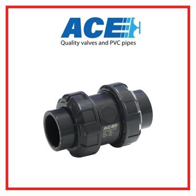 สปริงเช็ควาล์ว DN40(1.1/2") ACE D/UNION BALL TYPE half ball EPDM O-ring With Spring