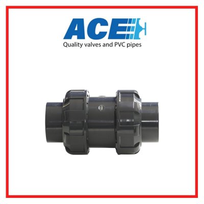สปริงเช็ควาล์ว DN32(1.1/4")  ACE D/UNION BALL TYPE half ball EPDM O-ring With Spring