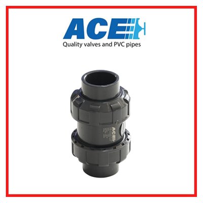 สปริงเช็ควาล์ว DN32(1.1/4")  ACE D/UNION BALL TYPE half ball EPDM O-ring With Spring