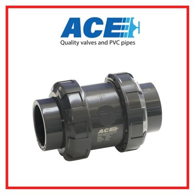 สปริงเช็ควาล์ว  DN50(2") ACE D/UNION BALL TYPE half ball EPDM O-ring With Spring