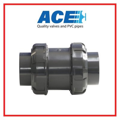 สปริงเช็ควาล์ว  DN50(2") ACE D/UNION BALL TYPE half ball EPDM O-ring With Spring