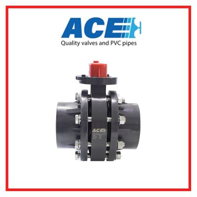 วาล์วปีกผีเสื้อ ขนาดท่อ 6” (DN150) พร้อมหน้าแปลน ACE