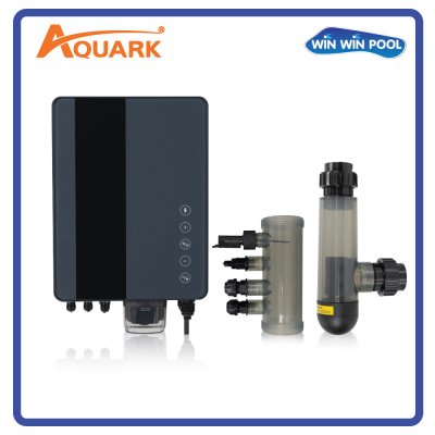 เครื่องผลิตคลอรีนจากเกลือ ระบบอินเวอร์เตอร์ปรับค่าการผลิตคลอรีนอัตโนมัติ พร้อมพีเอชฟีดปั๊ม  CL 28 g/h