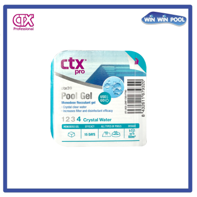 CTX Pro M1 FLOCULANTE GEL พูลเจล  ก้อนเจลปรับน้ำใส