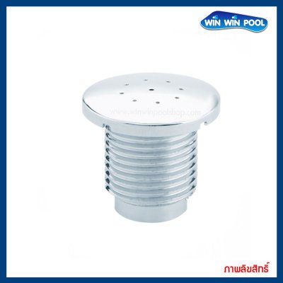 04114 หัวจ่ายลมแบบเกลียว ขนาด 1/2" หน้ากากโครเมียม/บรอนซ์