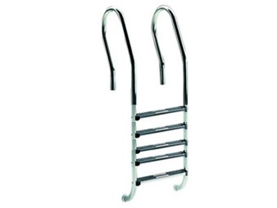 บันได 5 ขั้น ขางอ Mixed Model สแตนเลส ANSI-316 พร้อมกันลื่นและเบ้าพร้อมขั้วต่อสายดิน