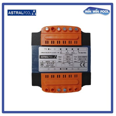 ชุดหม้อแปลงขนาด 100 W /12 V.AC  มาตรฐานยุโรบ EN 60742, ติดตั้งในตู้ควบคุม